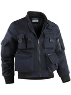 Supplier front view of the blue Phantom Field Jacket.