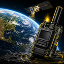 Radio negra EchoLink junto a la Tierra y a imágenes satelitales