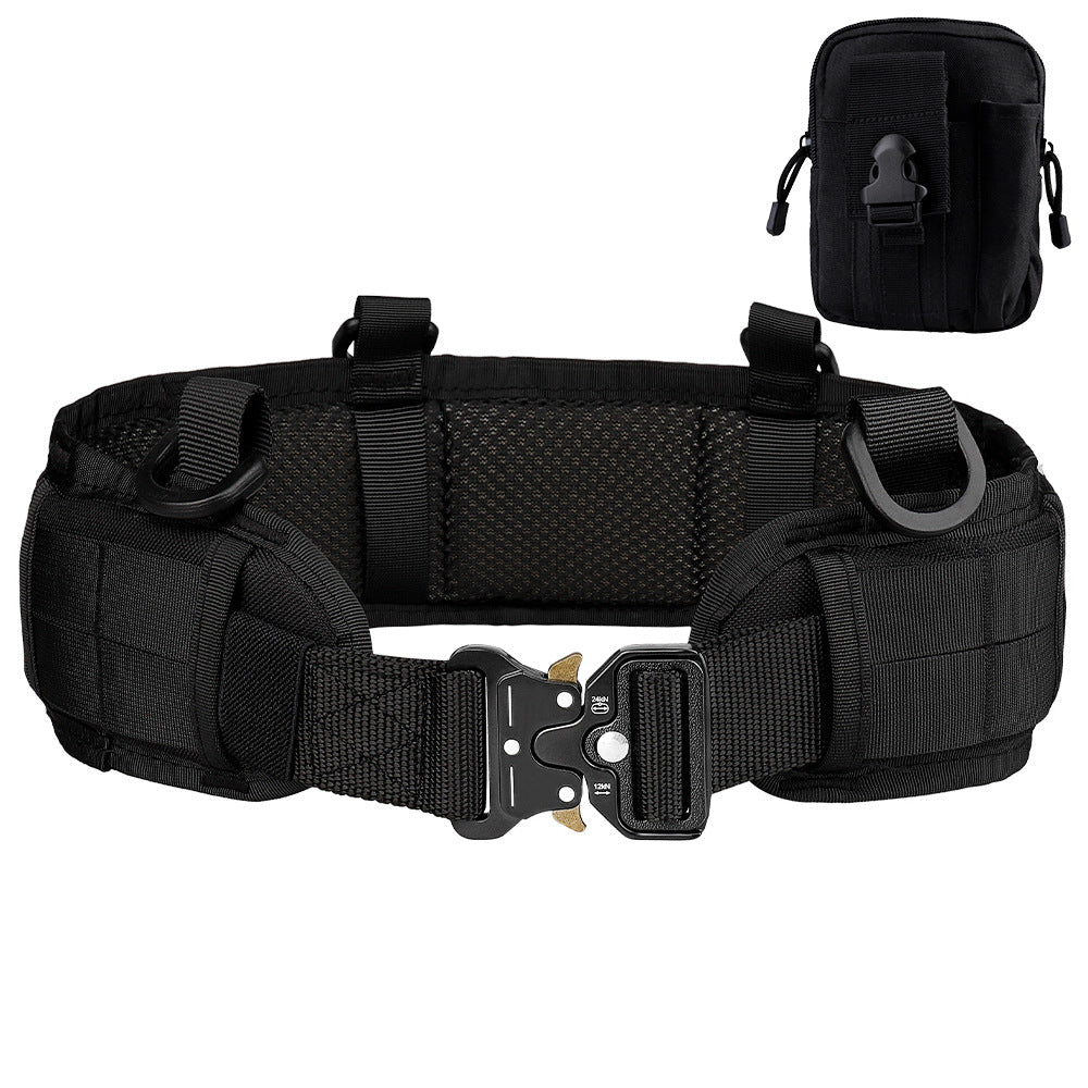 Supplier view of the black Phantom Field Kit with one belt and one utility pouch.