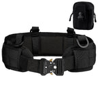 Supplier view of the black Phantom Field Kit with one belt and one utility pouch.
