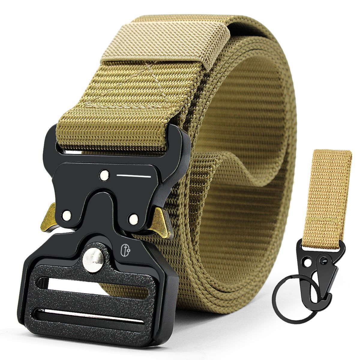 Supplier view of the khaki Phantom quick-release belt.