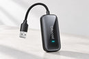Adaptador inalámbrico Ottocast negro con cable USB integrado