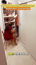 Escena de vigilancia de una entrada interior en la galería de la cámara solar