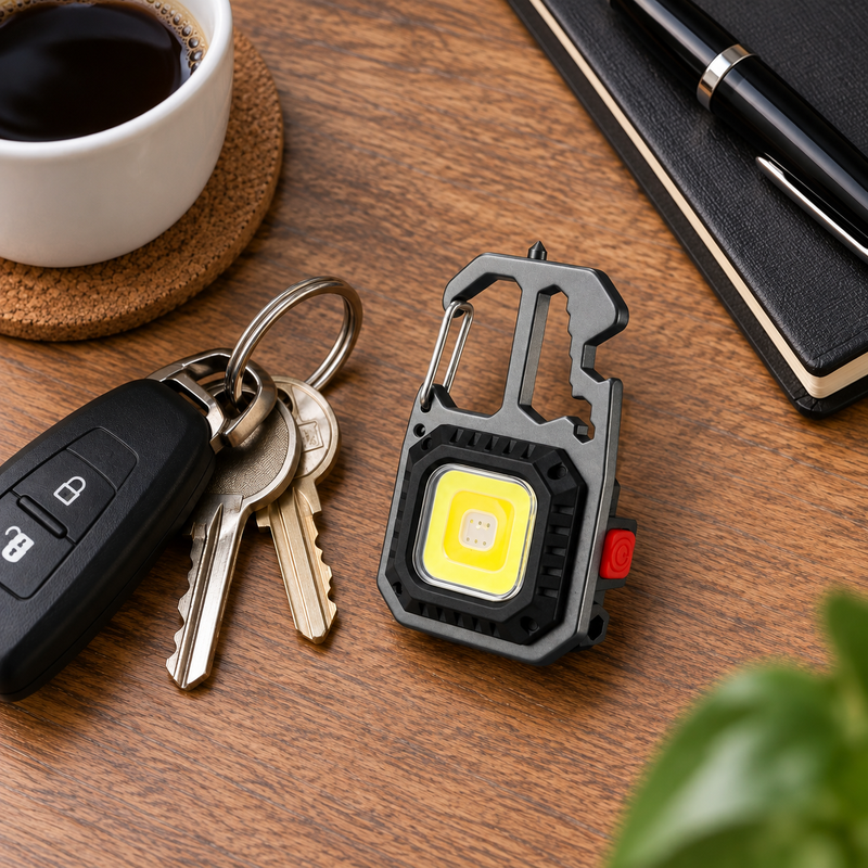 NightClip — Lleva una luz compacta.