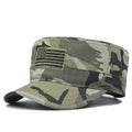 Una gorra militar de algodón Camuflaje Patriot Cadet sobre fondo blanco.