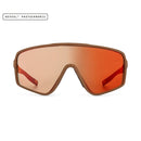 Lentes de sol envolventes Ramble con lente panorámico de tono naranja