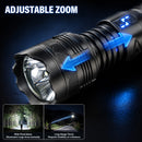 Gráfico de zoom ajustable IRONCLAD que muestra los haces de foco y reflector